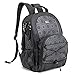 Wickelrucksack, Evecase Premium Wasserfest Baby Wickeltasche mit Wickelunterlage, Isoliertasche, Trolleyschlaufen für Babywaren 42 x 36 x 21 cm - Fashion Mama - Schwarz