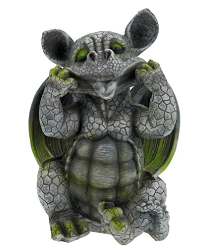 Drachenkind streckt Zunge raus Drache Gargoyle Figur