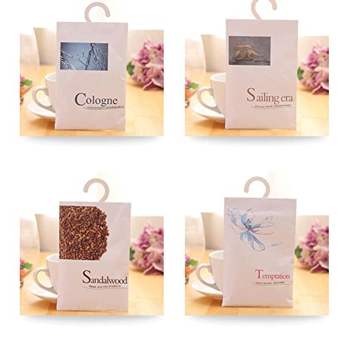 Dosige Sachets Tragbar Kleidung Duftende Duftsäckchen Taschen Set mit Kleiderbügel Geeignet für Closet Zimmer Kleiderschrank Badezimmer Cars Wäschekorb 12 Packungen - 5