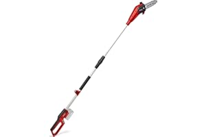 Einhell Power X-Change 18V Cordless Pole Saw - Telescopic Long Reach Pruner For Branch Cutting And Tree Trimming - GE-LC 18 Li T Solo Pole Mounted Mini Chainsaw (Battery Not Included)