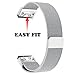 Produktbild QHJ Armband Fenix 5X 26mm Milanese Magnetic Quick Install Uhrenarmband für Garmin Fenix 5X / 5X Plus, Für Fenix 5X / Fenix 5X Plus/Fenix 3 / Fenix 3 HR (Silber)