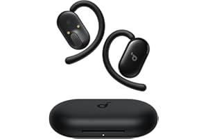 Soundcore V20i Cuffie Open-Ear di Anker, Cuffie Bluetooth 5.4, Ganci Rotanti, Ultra Confortevoli, Vestibilità Aderente, Bassi Potenti, Chiamate Chiare, IP55, 36H di Riproduzione,Connessione Multipunto
