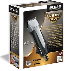 Andis MVP 2 Speed Detachable Blade Clipper, Silver - Image 3