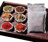 Natural Herb Foot Soak, Chinese Herb Foot Bath Botanicals for Foot Spa Relax Massage 10bags 六合一纯中药材沐足 驱寒湿促循环 暖身助眠 300g 花椒/鸡血藤/益母草/藏红花/老姜/艾草