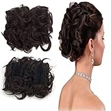 Zwei Kämme - Design mit zwei Haarkämmen für Sie, um die Perücke perfekt an Ihrem echten Haar zu befestigen. Helle Perücken mit einem leichten Kamm. Dunkle Perücke mit dunklem Haarkamm.