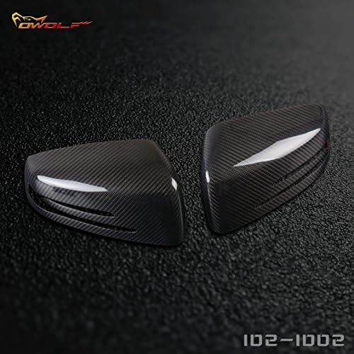 100% Real Carbon Fiber Mirror Covers Case