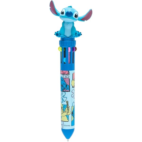 Safta Astuccio Doppio STITCH ICE CREAM Per Bambini - Rosa 21x6x8 Cm - 2