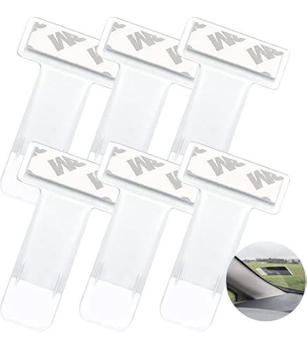 Lot De 10 Supports Carrés Autocollants Pour Pare-brise - Pour Permis De Stationnement, Cartes, Badges - 10,5x10,5 Cm