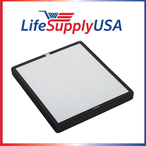 LifeSupplyUSA 4 Pack Replacement Filter kit to fit Surround Air XJ-3100SF for Intelli-Pro 3-Air Purifier