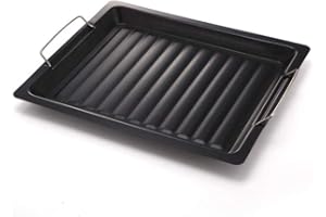 Bapao Grillschale Emaille Edelstahl Grillzubehör, Schale für Camping und Familien einfache Reinigung