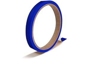 GREENSTIK MATERIALS 6mm x 10m Self Adhesive Coloured Vinyl Pinstripes Car, Vehicle Graphics & Detailing (Pinstripe Blue 6mm)