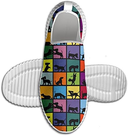 Dog Cube Beagle Pop Art Lightweight Breathable Casual Sports Shoes Fashion Sneakers Walking Shoes 41