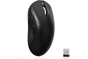 ATTACK SHARK X8SE Mouse da Gaming Wireless, Leggero 55g, Sensore PAW3311, Chip BK52820, 25.000 DPI, Connessione BT/2,4G/USB-C, 80 Milioni di Click, Batteria 500mAh, Driver Web per PC/Mac–Nero