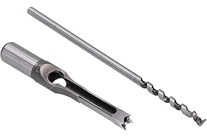 Eujgoov Kwadratowe Wiertło do Otworów Ostre i Stabilne Drewno Kwadratowe Wiertło do Otworów Wiertło do Drewna do Obróbki Drewna(10mm)