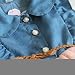 KKia Baby Girls Sleeveless Pleated Polka Dot Panelled Lace Jeans Belt Dress Pink 12-18 Months