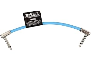 Ernie Ball Flex Patch Cable 6in - Blue - Single