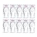 Tinksky 10pcs Baby Adhesive Safety Locks Latches Door Cupboard Cabinet Fridge Drawer Locks (White)