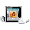 Apple iPod nano 16GB - Silver - 6th Generation (Launched Sept 2010) (Renewed)