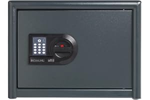 BURG-WÄCHTER Coffre-fort pour armes de poing, Serrure électronique, Degré de résistance 0, Antieffraction EN 1143-1, Sécurité S2, Contrôlé VdS, 28 l, 60 kg, Magno M 520 E