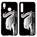 Produktbild Handyhülle Vogel Huawei Silikon Vögel Eule Flamingo Taube Schwan Adler Seeadler, Handymodell:Huawei P10, Hüllendesign:Design 3 | Silikon Schwarz