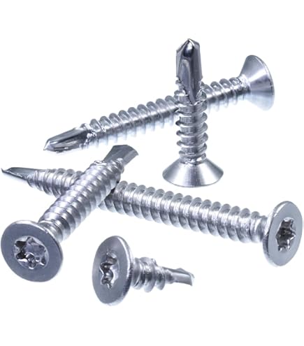 Vis Autoperceuse Viswood En Inox A2 - Taille 4,8 X 50,80 Mm, Tête Ronde, Empreinte PZ, Neuve En Paquet