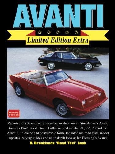 AVANTI LIMITED EDITION EXTRA: Road Test Book