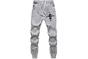 WANHONGYUE Anime One Piece Luffy Zoro Sweatpants Jogginghose Cosplay Kostüm Lange Trousers Sporthose Trainingsanzug mit Taschen