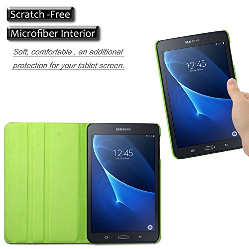 Samsung Galaxy Tab A 10.1 Hülle Case, Infiland PU Ledertasche lederhülle 360° Drehbarer Stand Smart Cover Case Schutzhülle Tasche Etui für Samsung Galaxy Tab A 10.1 Zoll (2016) Tablet-PC(mit Auto Schlaf / Wach Funktion)(Grün) - 5