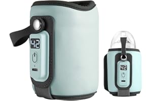 SKJJL Flaschenwärmer Baby Unterwegs USB, Tragbarer Babyflaschenwärmer Mit Einstellbare Temperatur, Bottle Warmer Portable, Heizung Muttermilchwärmer Tasche Milch Heizbeutel Träger Für Reisen