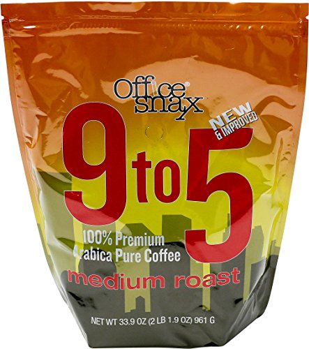 Office Snax OFX00058 9-to-5 Pure Arabica Coffee, Original Blend (1 Can)