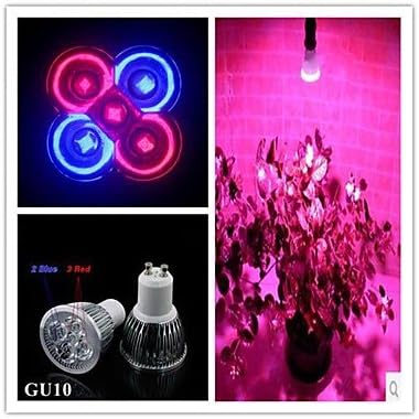 GU10 5W 3Red+2Blue Full Spectrum Led Grow Light Smallest for Flowering (85-265V)