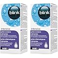 Blink Intensive Soothing Eye Drops for Dry Eyes - Instant and Long-Lasting Lubricating Eye Drops for Tired Eyes with Hyaluronic Acid, Suitable for Contact Lens Wearers, Refreshing Eye Drops, 10 ml