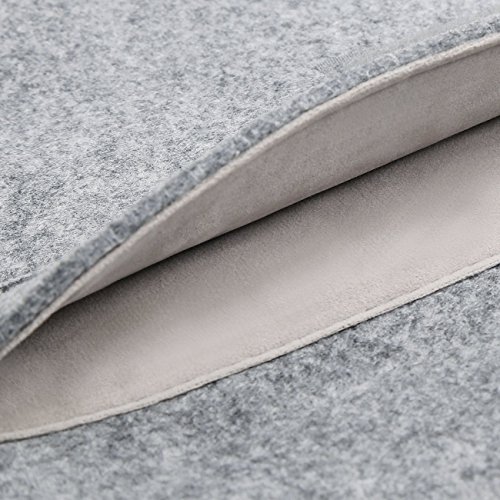 Inatecks neue 12 Zoll Macbook Retina Sch  tzh  lle  Sleeve Tasche  Klettverschluss  Verschluss mit Klettband  Grau