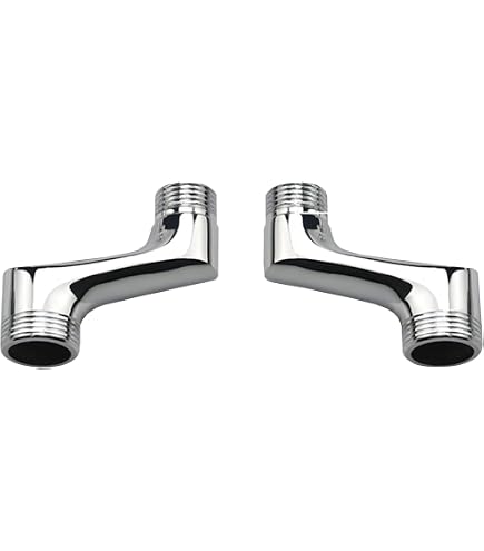Raccord Excentré Laiton Pour Mitigeur Douche Mural - Adaptateur 3/4" à 1/2", Réglable 80-220 Mm - 2