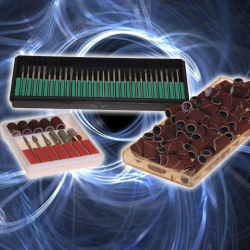 Sina® Profi Maniküre Pediküre Set – Nagelfräser + Nagelstaub Absauger + Zubehör TÜV / GS - 6