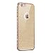 Produktbild kompatibel mit iPhone SE 5 5S Hülle Silikon Glitzer,TPU Silikon Bumper Handyhülle Schutzhülle,Bling Strass Diamant Bumper Silikon TPU Schutzhülle Rückschale Etui für iPhone SE /5 / 5S,Gold