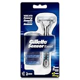 Gillette Sensor Excel - Maquinilla de afeitar para hombre, con 3 hojas