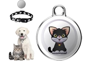 Vmxlso Mini GPS Cat Tracker/Dog Tracker, Cat Tracker GPS Collar for Small Cats, Real-Time Location Pet Tracker for Cats, Waterproof Cat GPS Tracker, GPS Tracker For Cats Dogs Kids Keychain Wallet Lugg