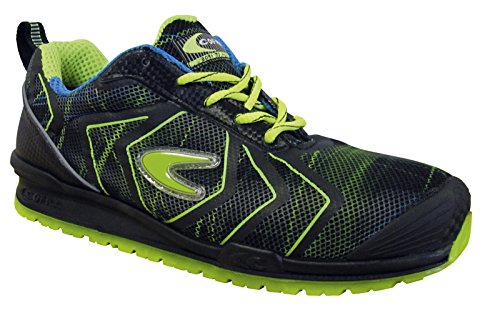 Cofra Sicherheits-Halbschuh "Driscoll" S1P schwarz/neongrün, Größe 43