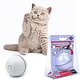 Katzenspielzeug Katze Spielzeug Kätzchen Spielzeug Kitten Spielzeug Elektronische Spielzeugkugel Automatische Elektrisch Rotierende drehtbare Ball Licht- Beste interaktive Spielzeug für Katze / Kitten und Welpen Hunde