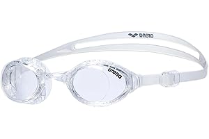 arena Lunettes de Natation Adultes Air-Soft, Antibuée, Mixtes, avec des Verres larges, Protection UV, Pont de Nez Auto-ajustable, Joints d’Étanchéité