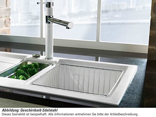 Systemceram Geschirrkorb Edelstahl 0722 Korb Edelstahl Spülenzubehör Küche - 2