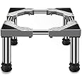 Fridge Washing Machine Base Heightening Adjustable Tumble Dryer Stand Adjustable Length/Width 45-65cm Freezer Pedestal Prevent Scratch Dent Anti Vibration Mute Shelf 4/8/12 Legs