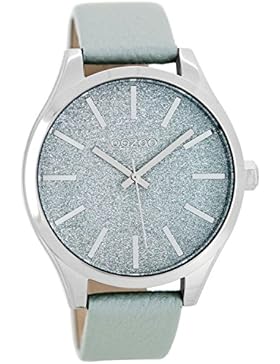 Oozoo Damenuhr mit Lederband Hellgrau C8620