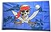 Produktbild Flaggenfritze Flagge Pirat Fluch der Meere - 90 x 150 cm