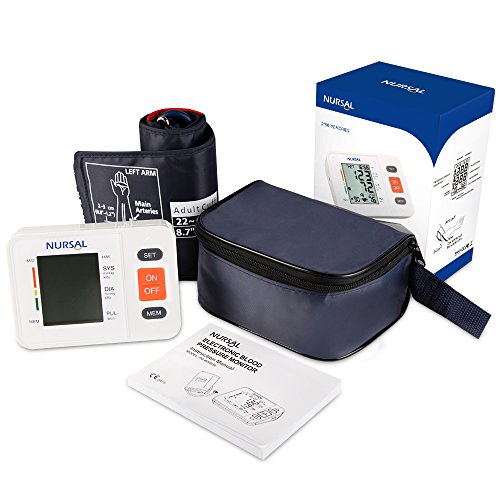 nursal-brazo-Tensimetro-digital-con-pantalla-Who-y-pantalla-grande-para-dos-usuarios-2-x-90-speicherbare-mediciones-automtica--Tensimetro-electrnico-brazo-del-Envo-22--42-cm