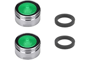 QILUCKY M18/M18,5/M20/M22/M24/M28 Dysza mieszająca, perlator powietrza, 2-częściowy zestaw kranu Bubbler, wkład mieszający sitko do armatury, chromowany comb - gwint zewnętrzny (M24)