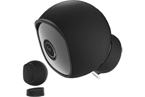 UIQELYS Skin protettiva in silicone compatibile con eufy Security Solo OutdoorCam C22/C24, telecamera cablata di sicurezza accessori per esterni antigraffio a tutto tondo proteggere