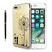 Produktbild iPhone 8 Hülle, Fraelc iPhone 7 Bling Diamant Glänzende Schutzhülle Weiche Flexible TPU Silikon Bumper Handyhülle für Apple iPhone 7 / 8 Gummihülle mit Löwenzahn Design Backcover