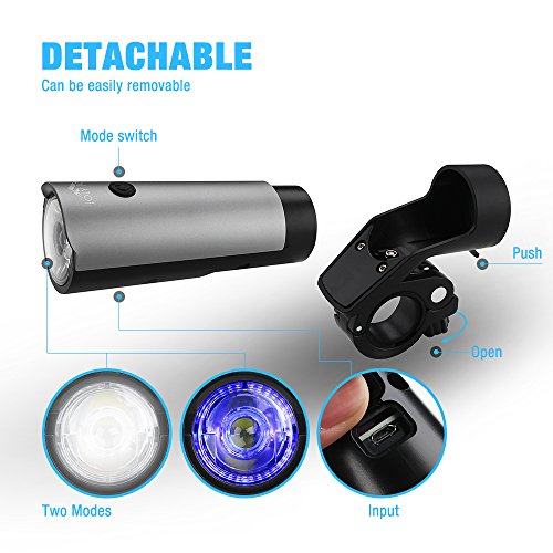 Joly Joy Fahrradlampe Frontlicht für Radsport mit StVZO, Wasserdicht (2600mAh) - 6